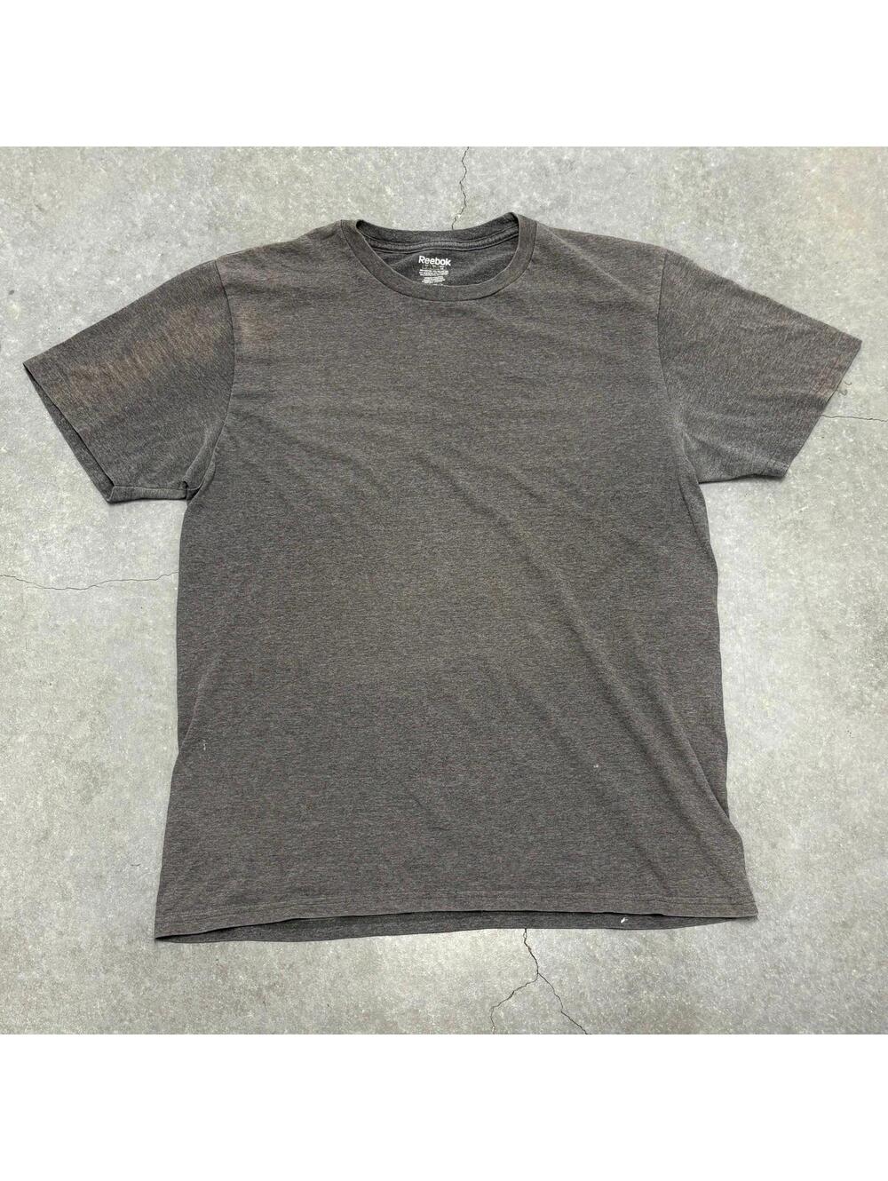 Reebok Plain Gray T Shirt
